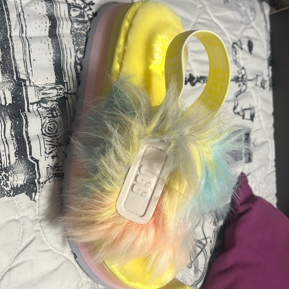 I buy the shoes because the color but I never put on.
